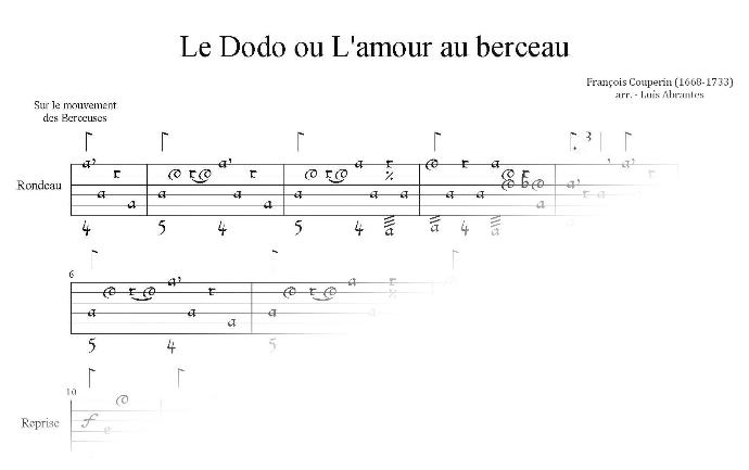 Le Dodo ou l'amour au berceau - F. Couperin